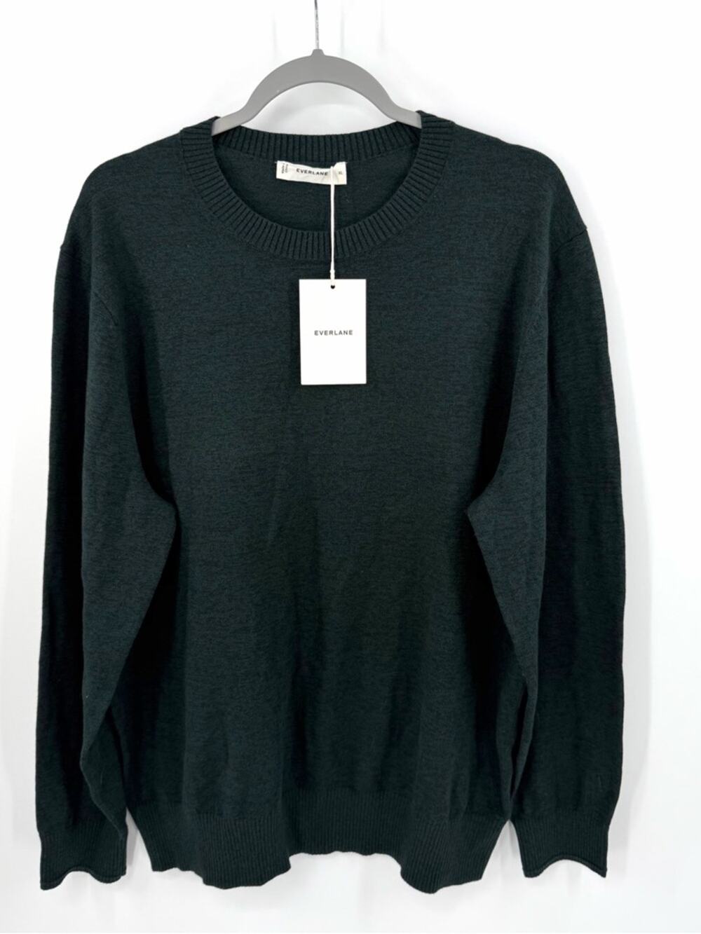 Everlane the No Sweat Sweater in green Size XL